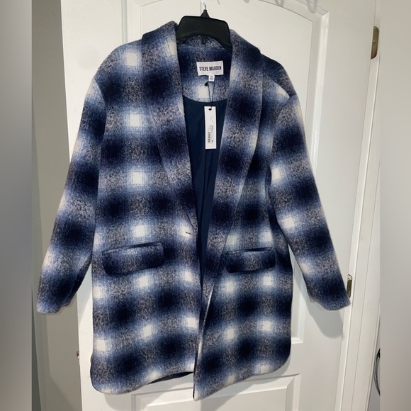 NWT Steve Madden Oversized Zoey Jacket 💙 Medium - Picture 11 of 14